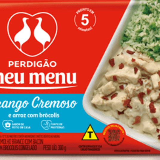 Frango Cremo.meu Menu Perdigao 300g Arroz C/broco.