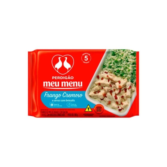 Frango Cremo.meu Menu Perdigao 300g Arroz C/broco.