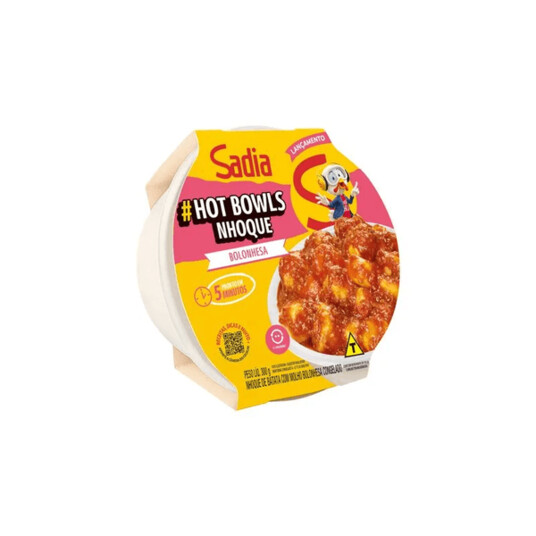 Nhoque Hot Bowls Sadia 300g Molho Bolon.con