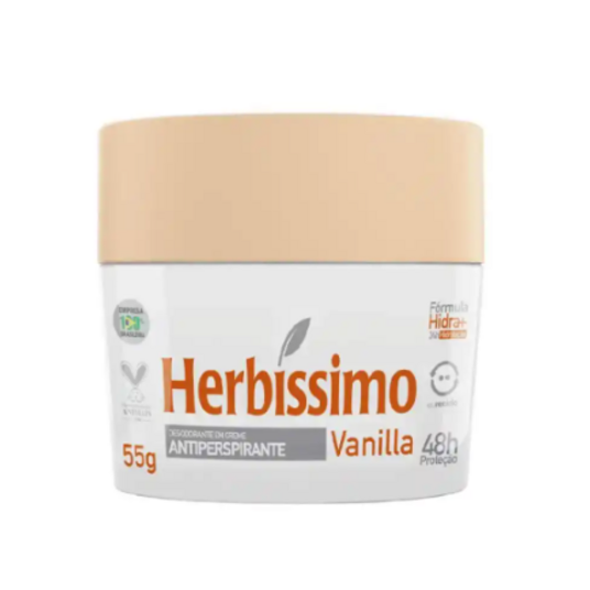 Desod.creme Herbissimo 55g Vanilha