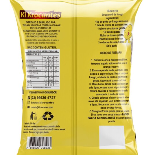 Batata Palha Ki Krocantes 60g Original