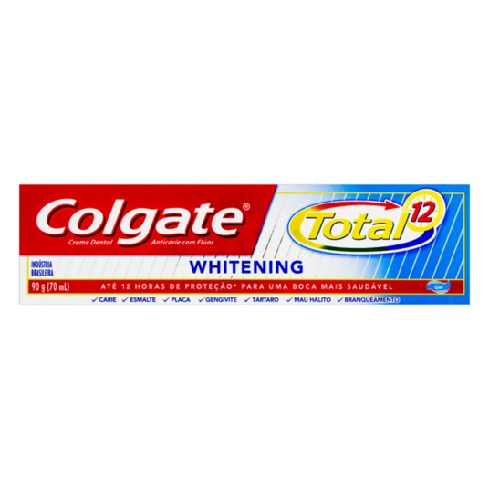 Creme Dental Total12 Colgate 90g Whitening