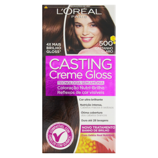 Tintura Casting C.gloss Loreal Un 50 Castanho Cla