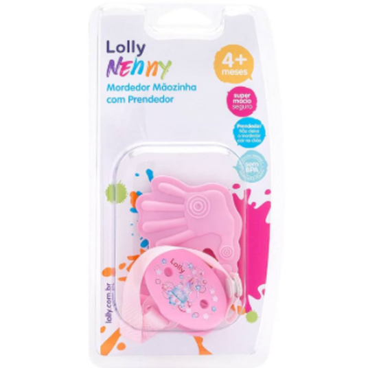 Mordedor Maozinha Lolly Un Rosa