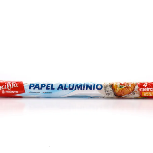 Papel Aluminio Facilita&pronto 45cm X 4mts