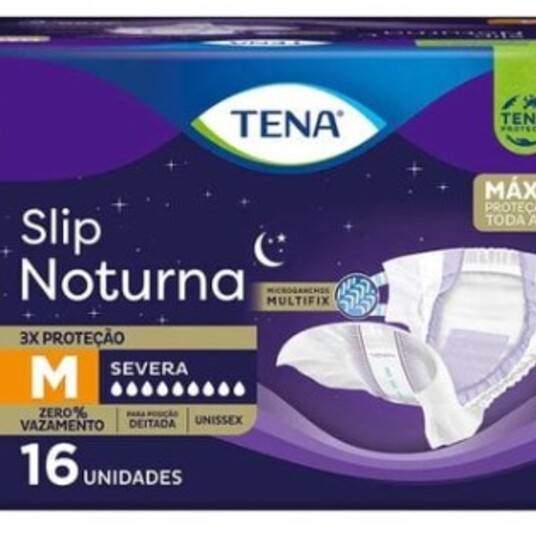 Fralda Slip Tena 16un Noturna M