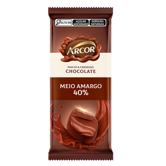 Chocolate Arcor 80g 40% de Cacau