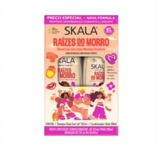 Kit Sh.+cond.skala 325+200ml Raizes do Morro