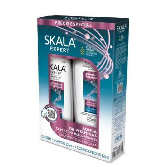 Kit Sh.+cond.skala 325+200ml Bomba C/acido H