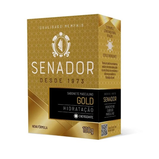 Sabonete Barra Senador 130g Gold