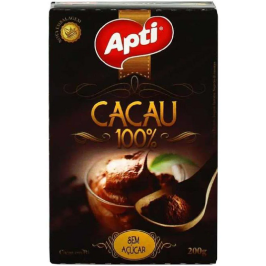 Cacau 100% Apti 200g em Po