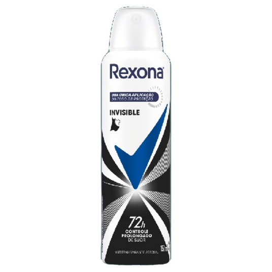 Desod.aerossol Clinic.rexona 150ml Invisible
