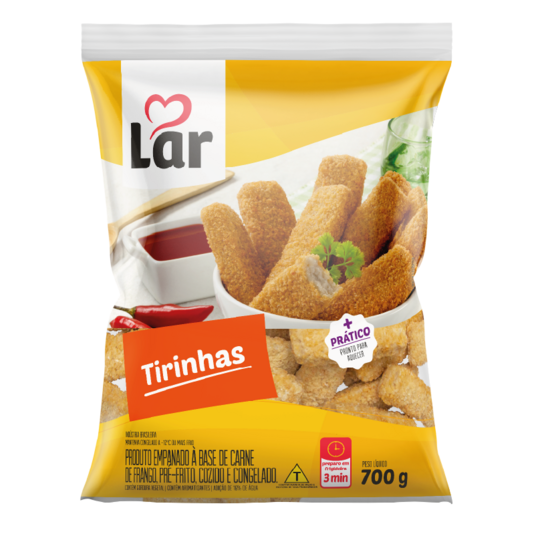 Tirinhas Lar 700g Empanado