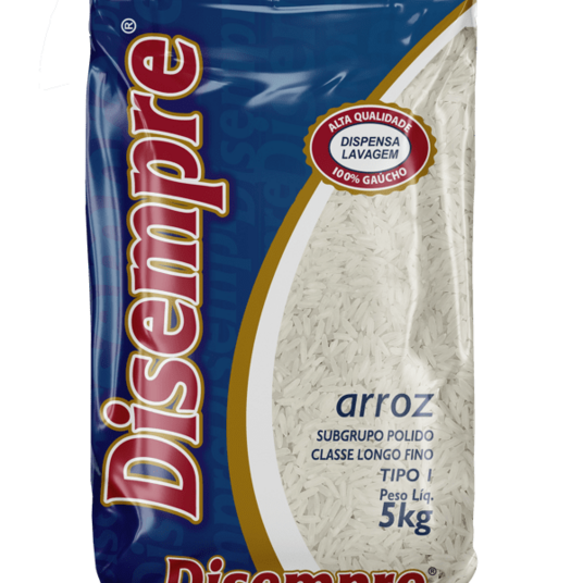 Arroz Branco Disempre 5kg Longo Tipo 1