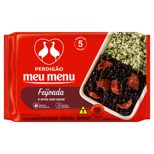 Feijoada Meu Menu Perdigao 300g Arroz C/couve
