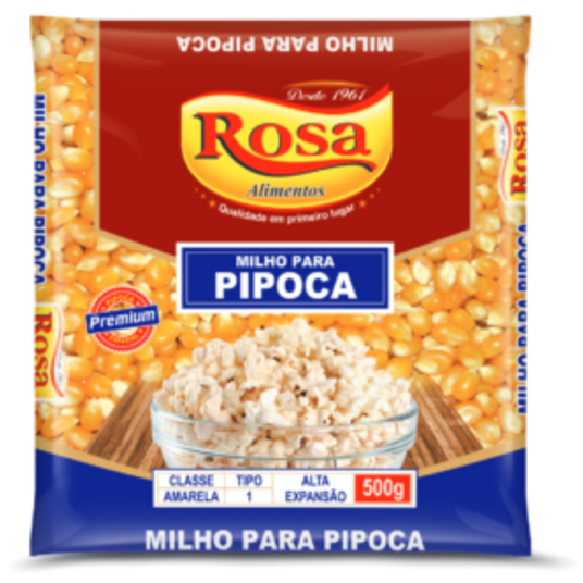 Milho de Pipoca Rosa 500g
