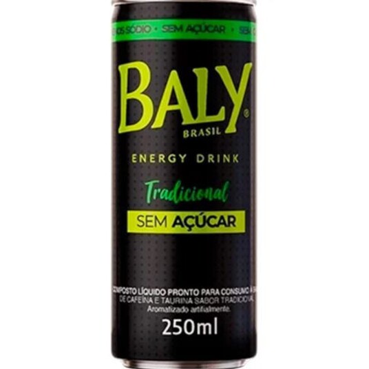 Energetico S/acucar Baly 250ml Tradicional