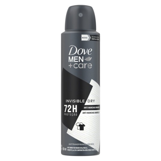 Desod.aerossol Dove 150ml Men Invisible