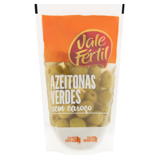 Azeitona Verde Vale Fertil 120g S/caroco