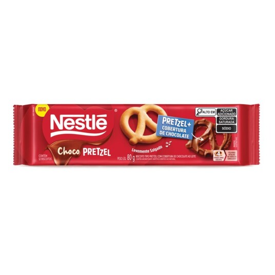 Biscoito Neslte 80g Chocopretzel