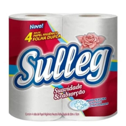 Papel Hig.sulleg 20m 4 Rolos Folha Dupla
