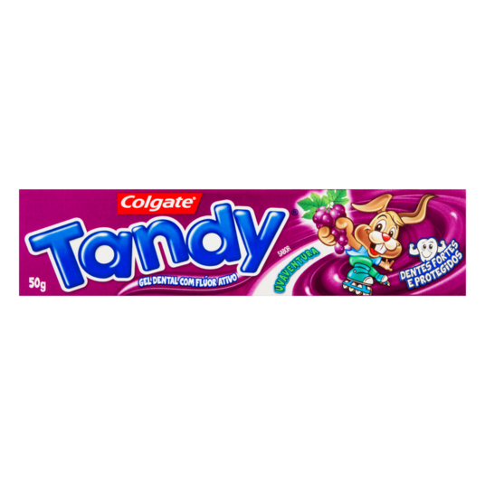 Creme Dental Infantil Tandy 50g Uva