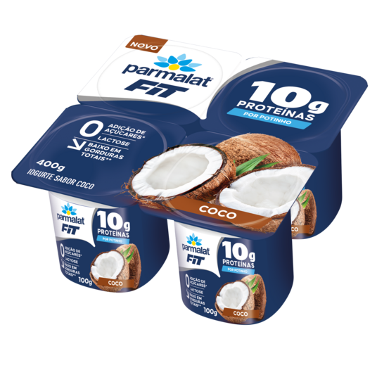 Iogurte Fit Parmalat 400g Coco