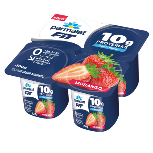 Iogurte Fit Parmalat 400g Morango