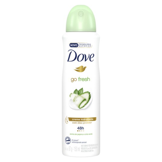 Desod.aerossol Dove 150ml Fresh Pepino