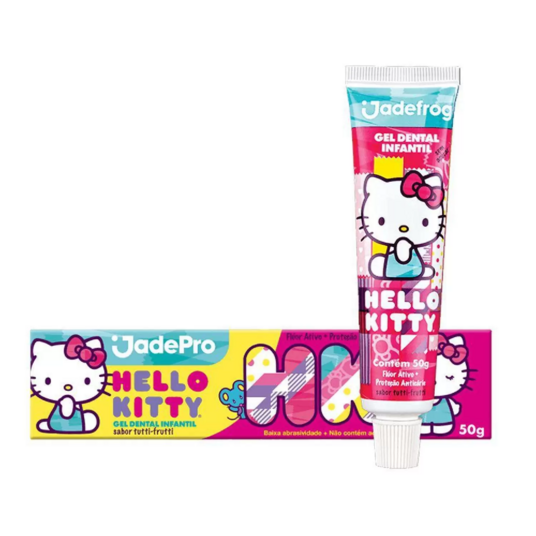 Creme Dental Infantil Jadepro 50g Hello Kitty
