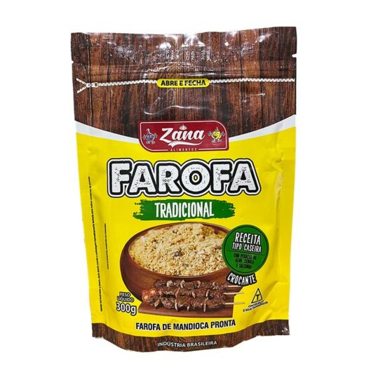 Farofa Crocante Zana 300g Tradicional
