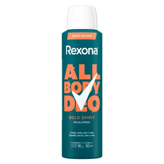 Desod.aero.all Men Rexona 150ml Bold