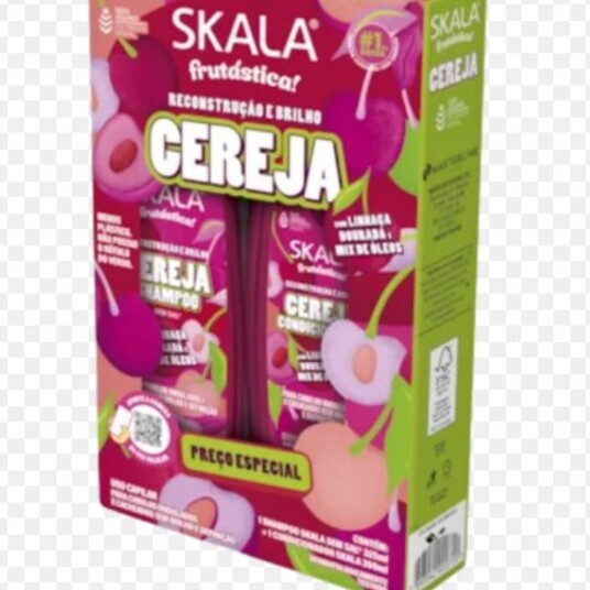 Kit Sh.+cond.skala 325+200ml Cereja
