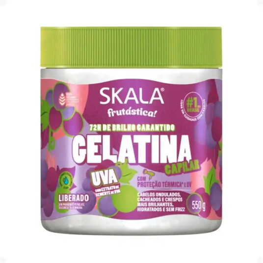 Gelatina Skala 550g Uva