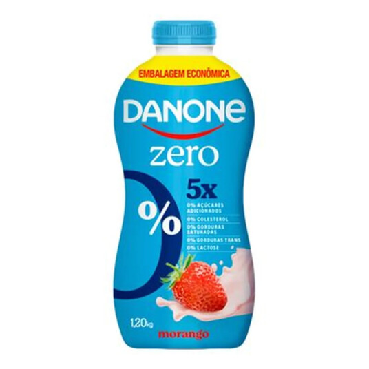 Iogurte Liq.danone 1200g Morango Zero