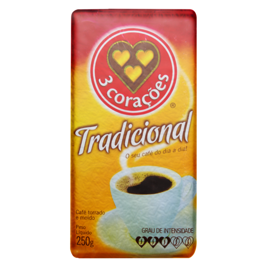 Cafe 3 Coracoes 250g Vacuo Trad.