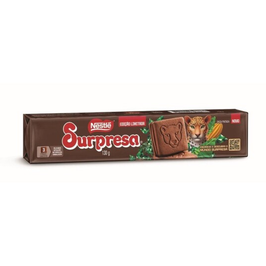 Biscoito Rech.surpresa 130g Chocolate