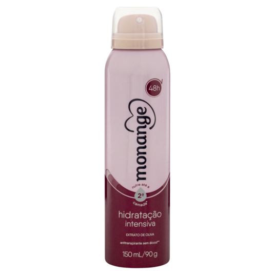 Desod.aerossol Monange 150ml Hidr.intensiva