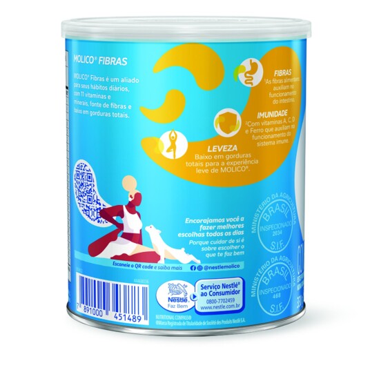 Composto Lacteo Molico 330g Fibras