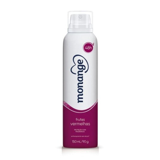 Desod.aerossol Monange 150ml Fruta.vermelhas
