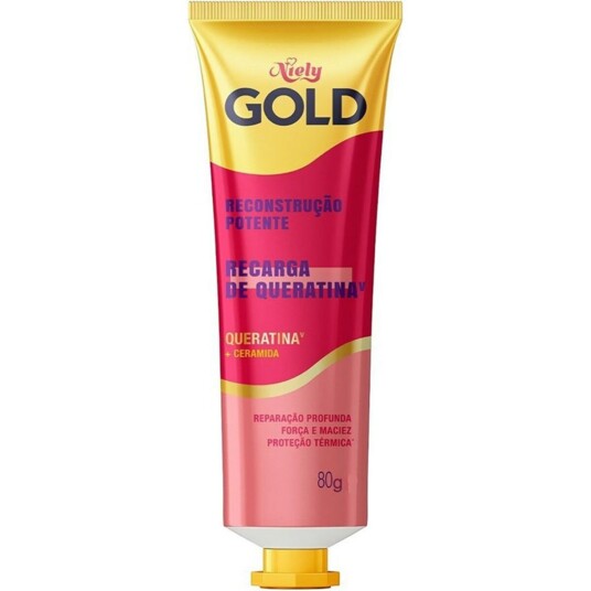 Recarga Queratina Niely Gold 80ml Creme