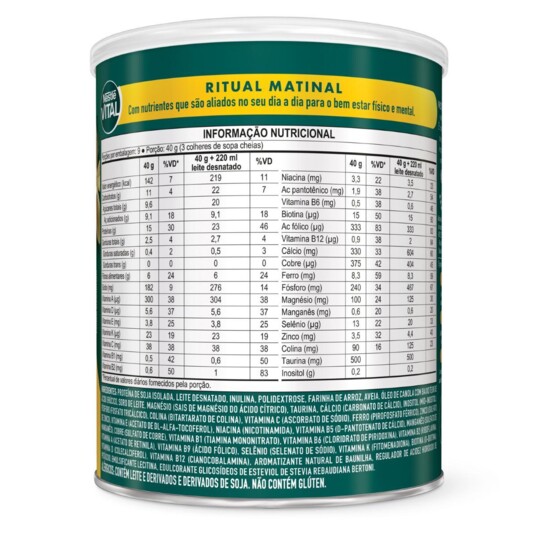 Suplemento Alim.nestle Vital 360g Baunilh.mat.40+