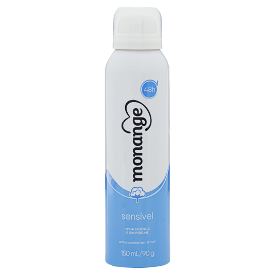 Desod.aerossol Monange 150ml Sensivel