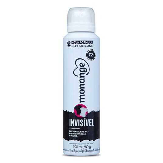 Desod.aerossol Monange 150ml Invisivel