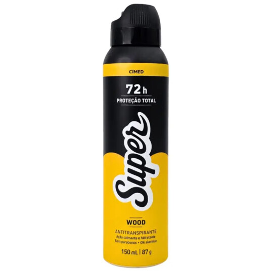 Desod.aerossol Super 150ml Men Wood