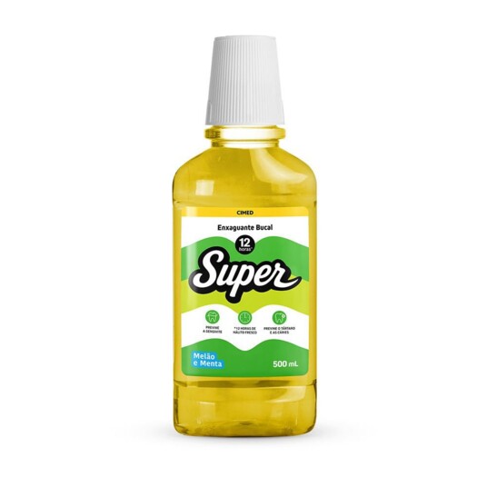 Enxaguante Bucal Super 500ml Melao e Menta