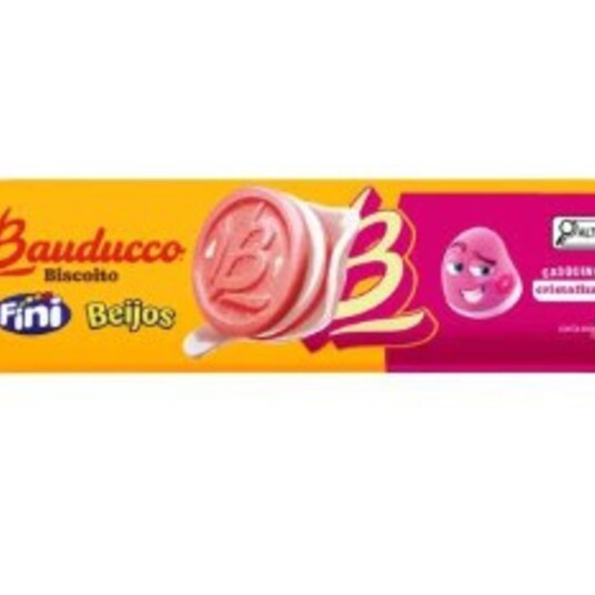 Biscoito Rech.fini Bauducco 73g Beijos
