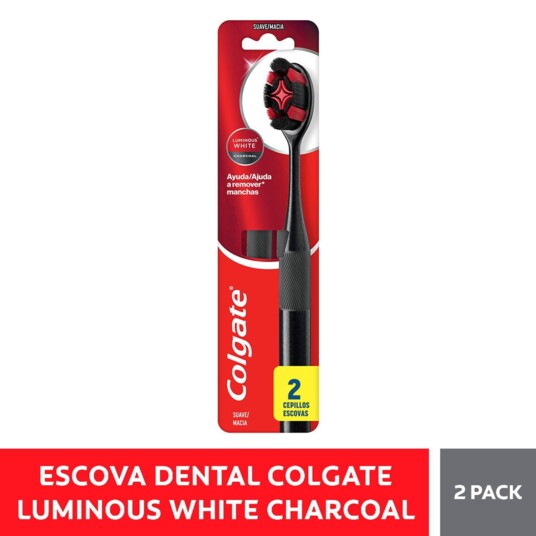 Escova Dental Colgate 2un Mac.lumin.white