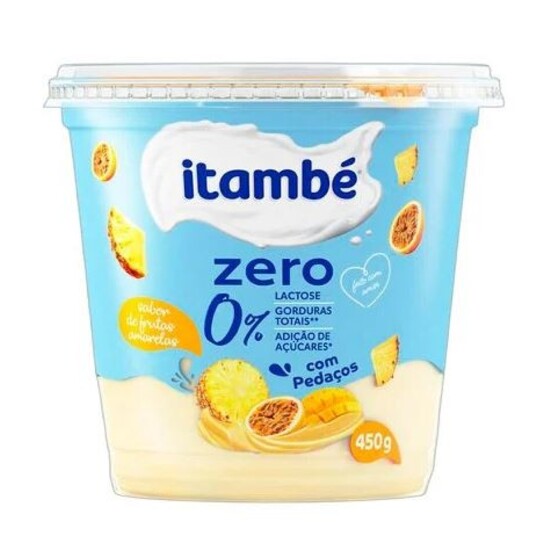 Iogurte Fit Itambe 450g Frut.amarela
