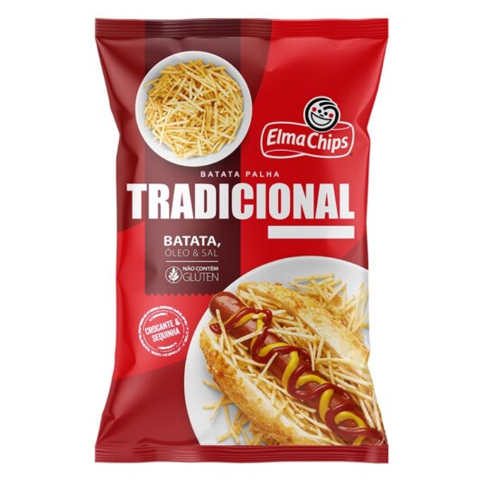 Batata Palha Elma Chips 360g Tradicional